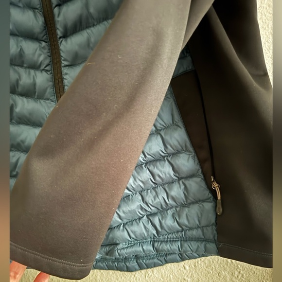32 Degrees Womens Mixed Media Jacket (Dark Teal, XXL) / Lightweight Puffer - Picture 5 of 11